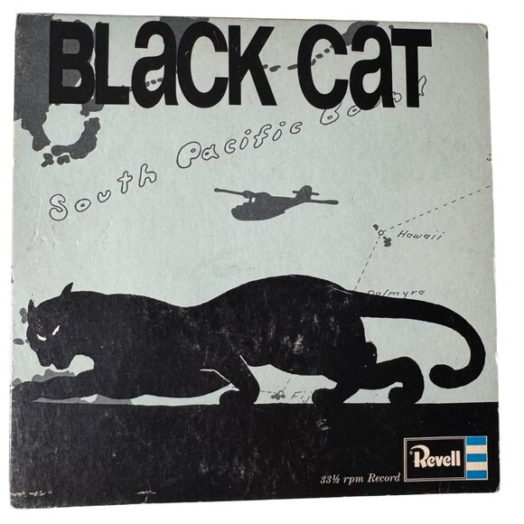 Revell Black Cat South Pacific Bound 33-1/3 Vinyl 7" Record 1969 87-8427-B - Picture 6 of 9